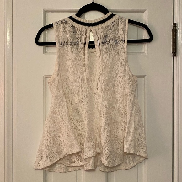 Free People Lace White Tank - Picture 3 of 3